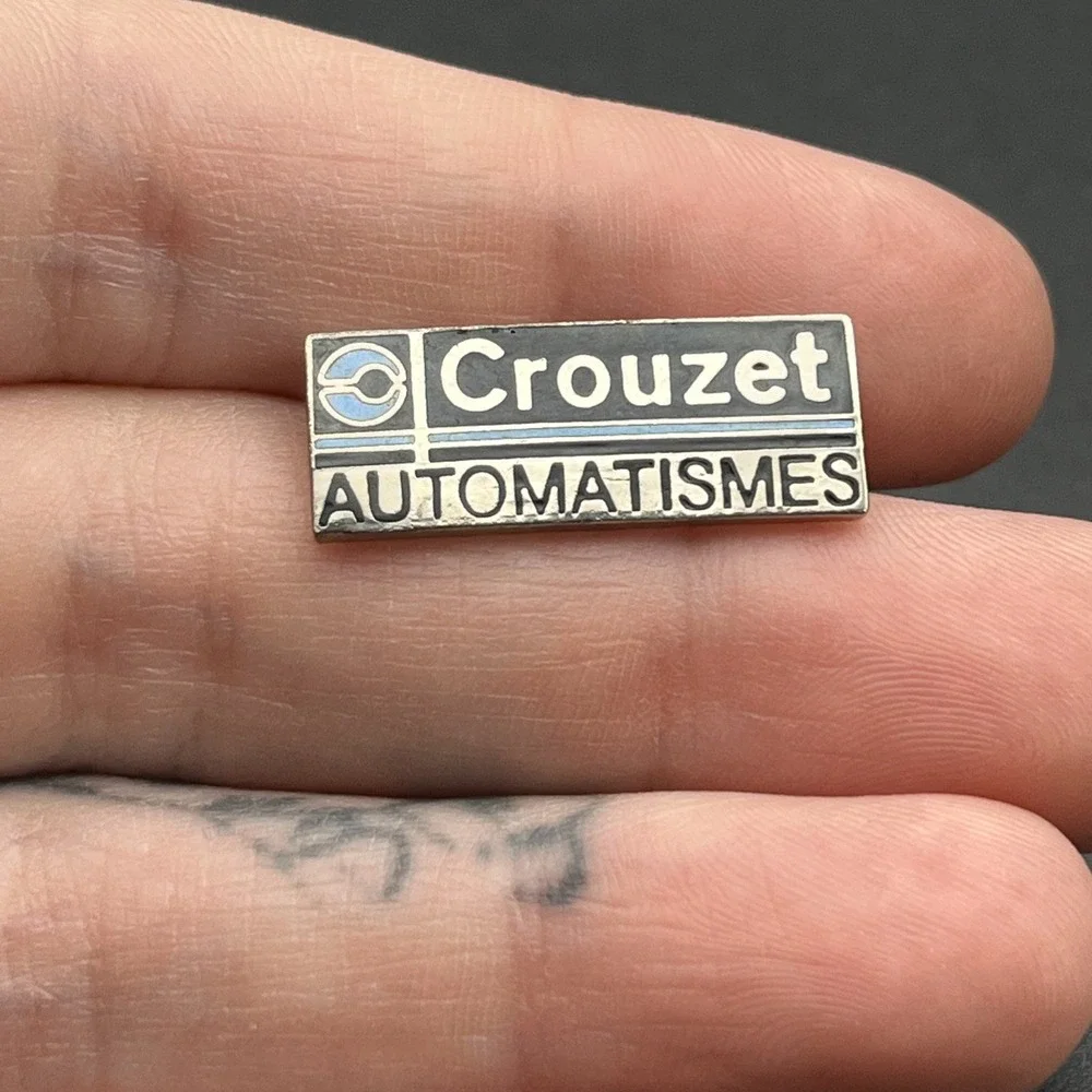 Crouzet‎ Automatismes Lapel Hat Pin